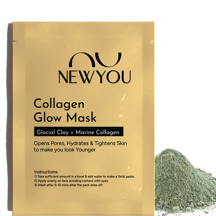 Skin Tightening Collagen Face Pack with Glacial Clay & Sandalwood Essential Oil