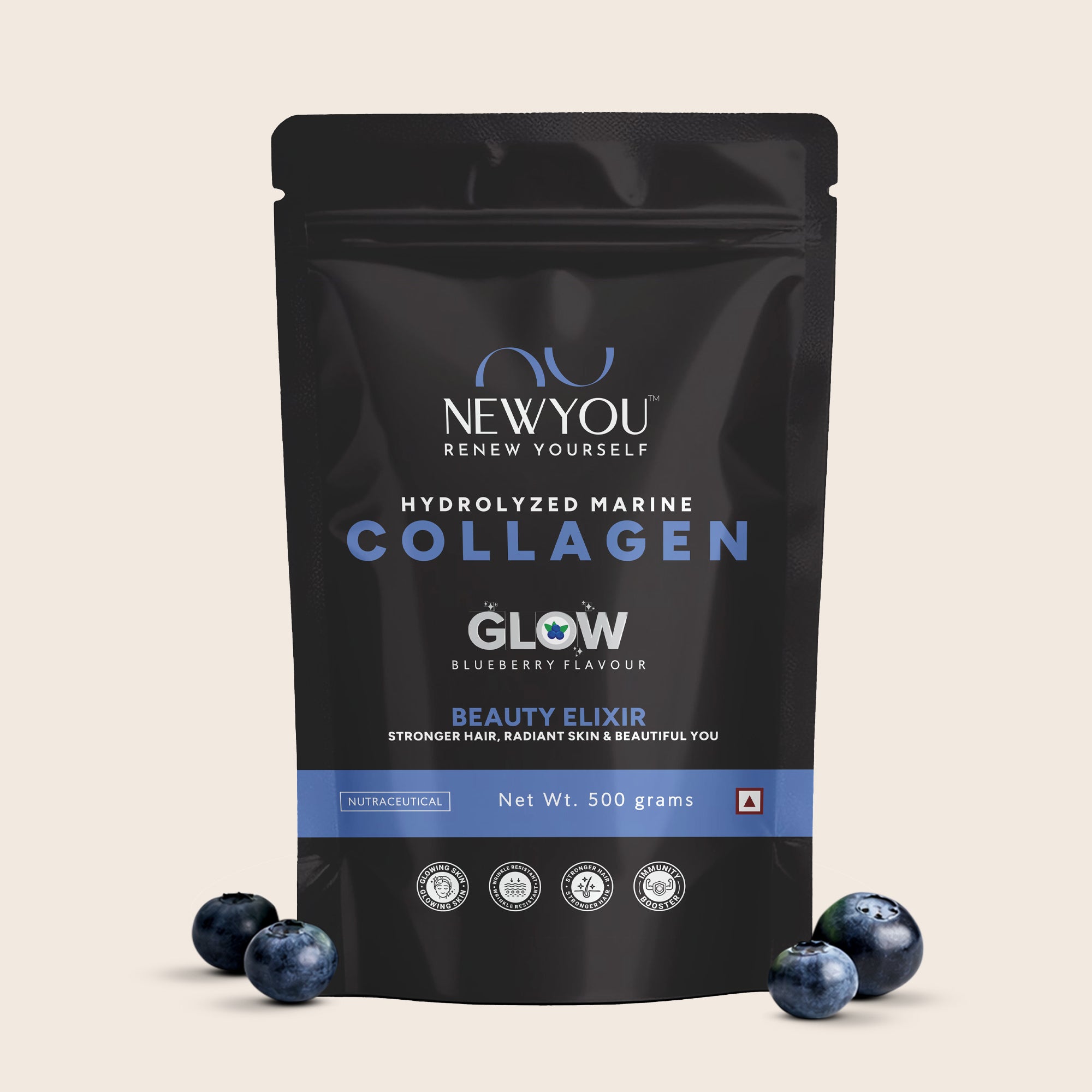 Collagen Glow • Blueberry • 500g