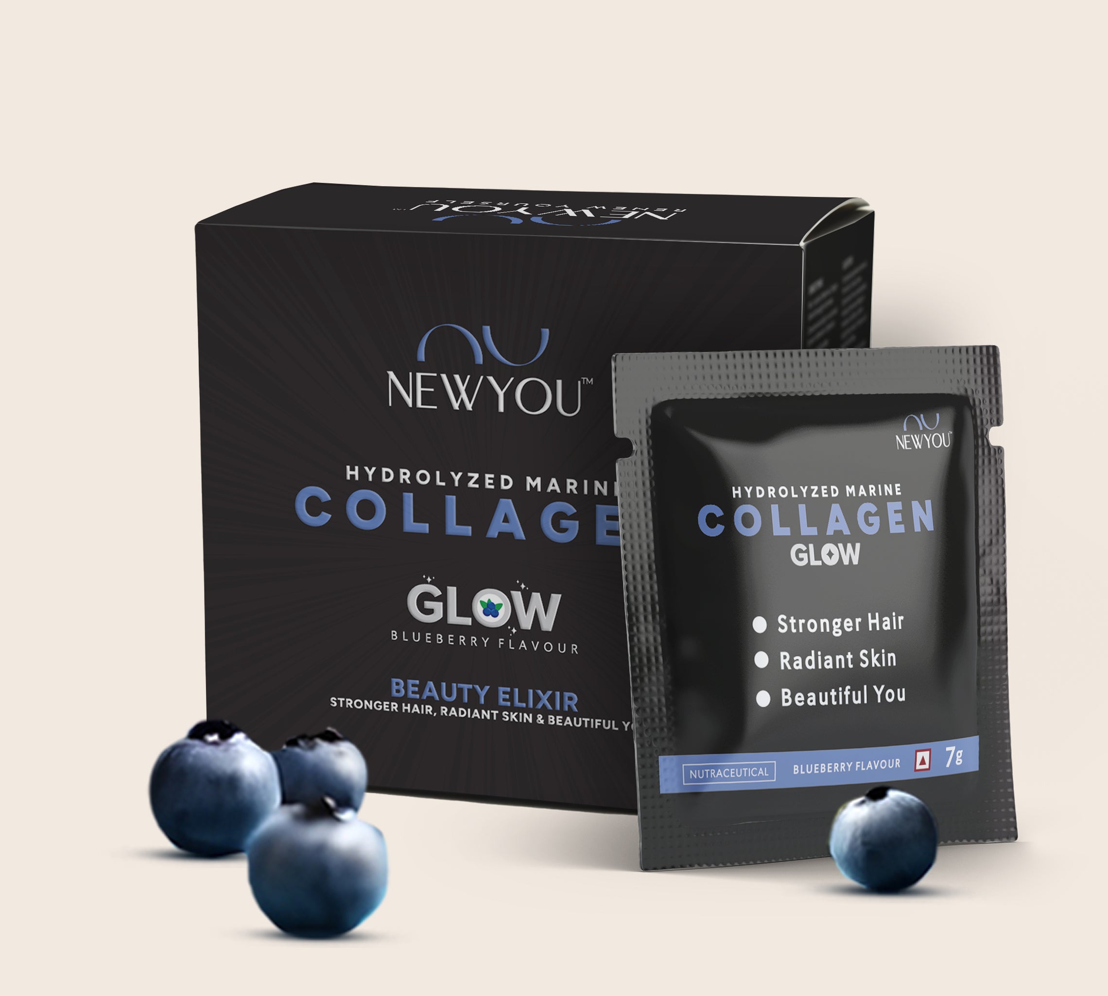 Collagen Glow • Blueberry • 70g