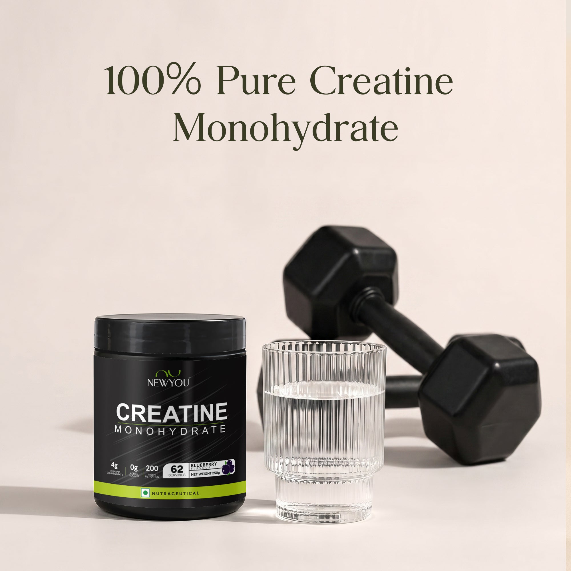 Creatine Monohydrate •Unflavored • 250g