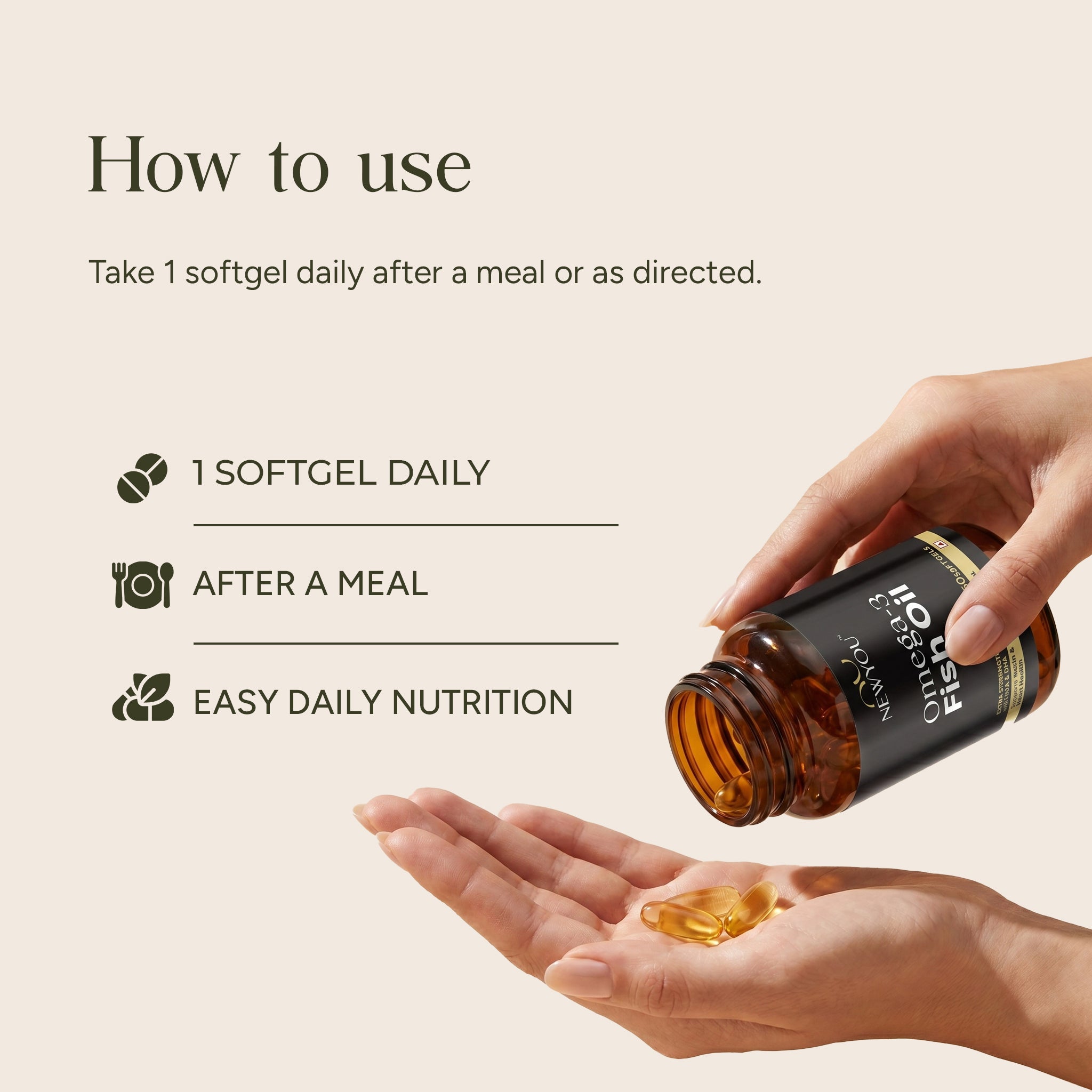 Omega-3 Fish Oil • 60 Softgels