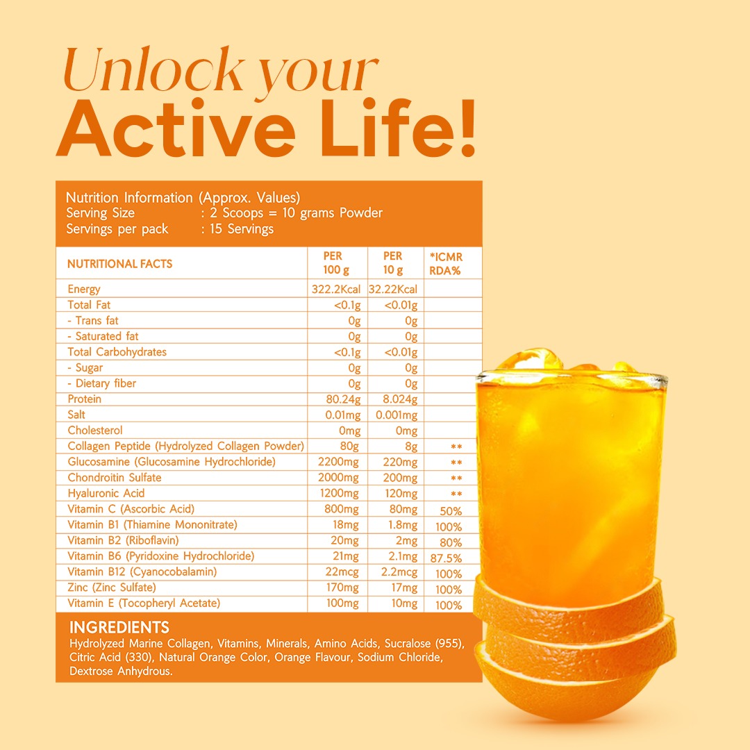 Collagen Active • Orange • 150g