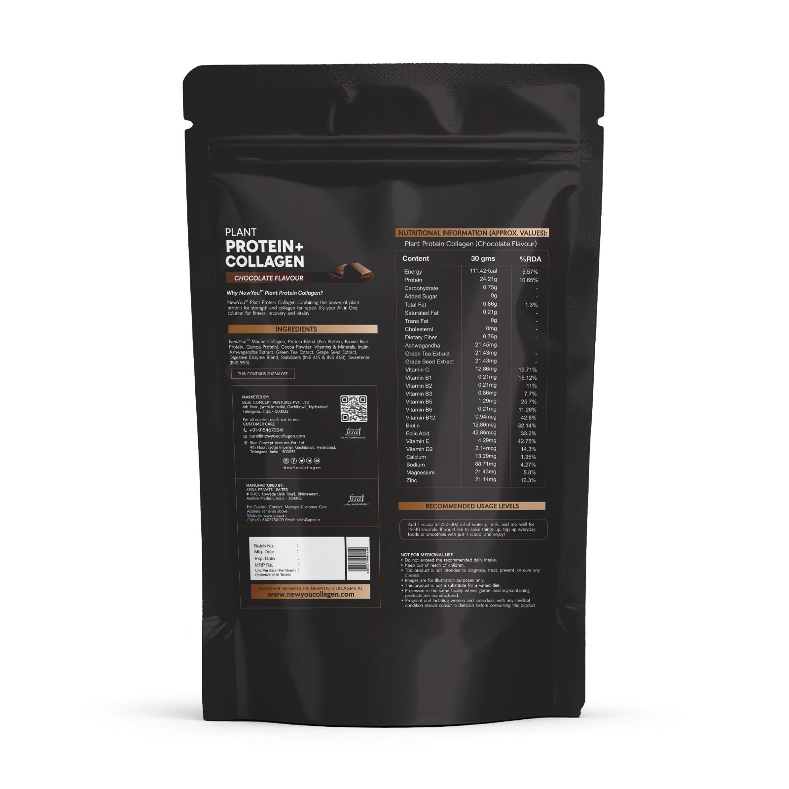Plant Protein enhanced Marine Collagen (Gold Standard)