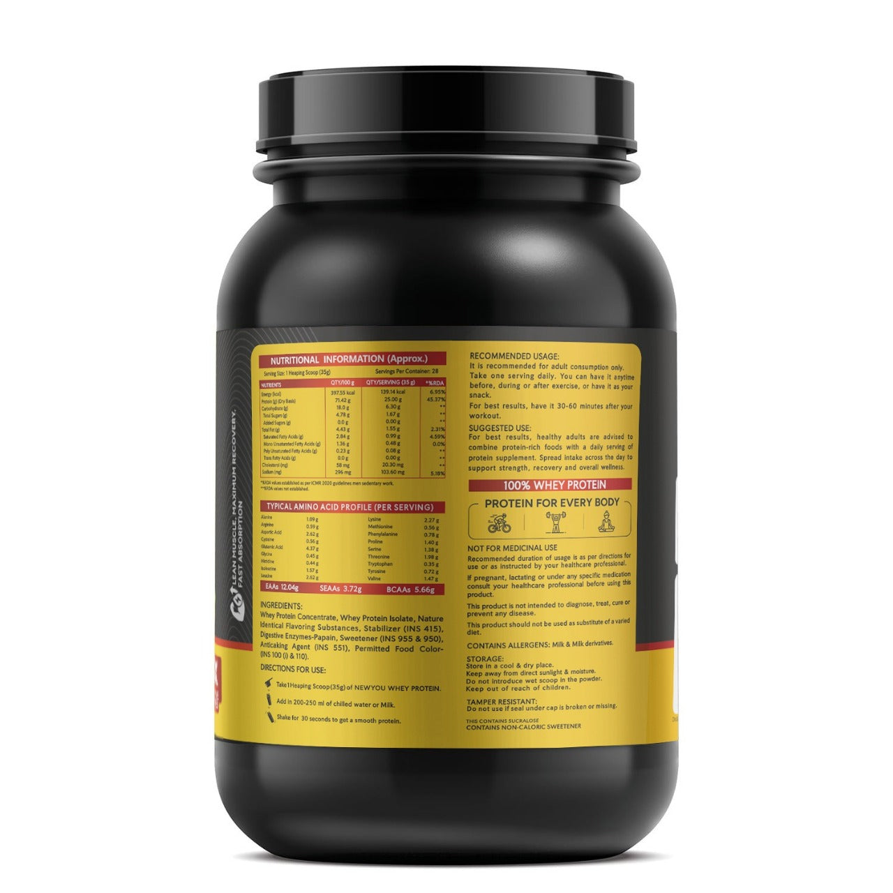 100% Whey Protein (Isolate + Concentrate) (Mango)- NewYou™