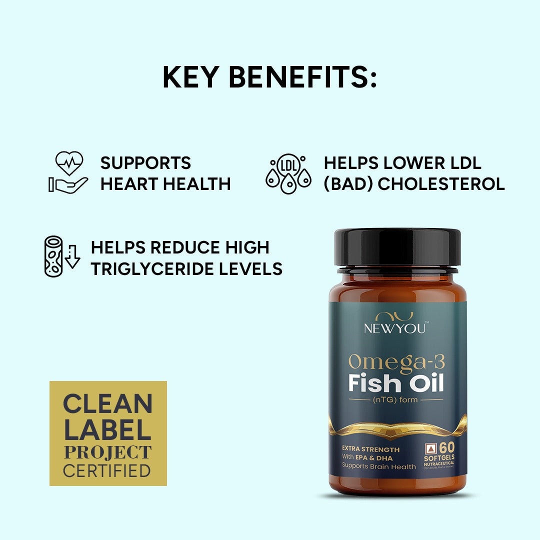 Omega-3 Fish Oil • 60 Softgels