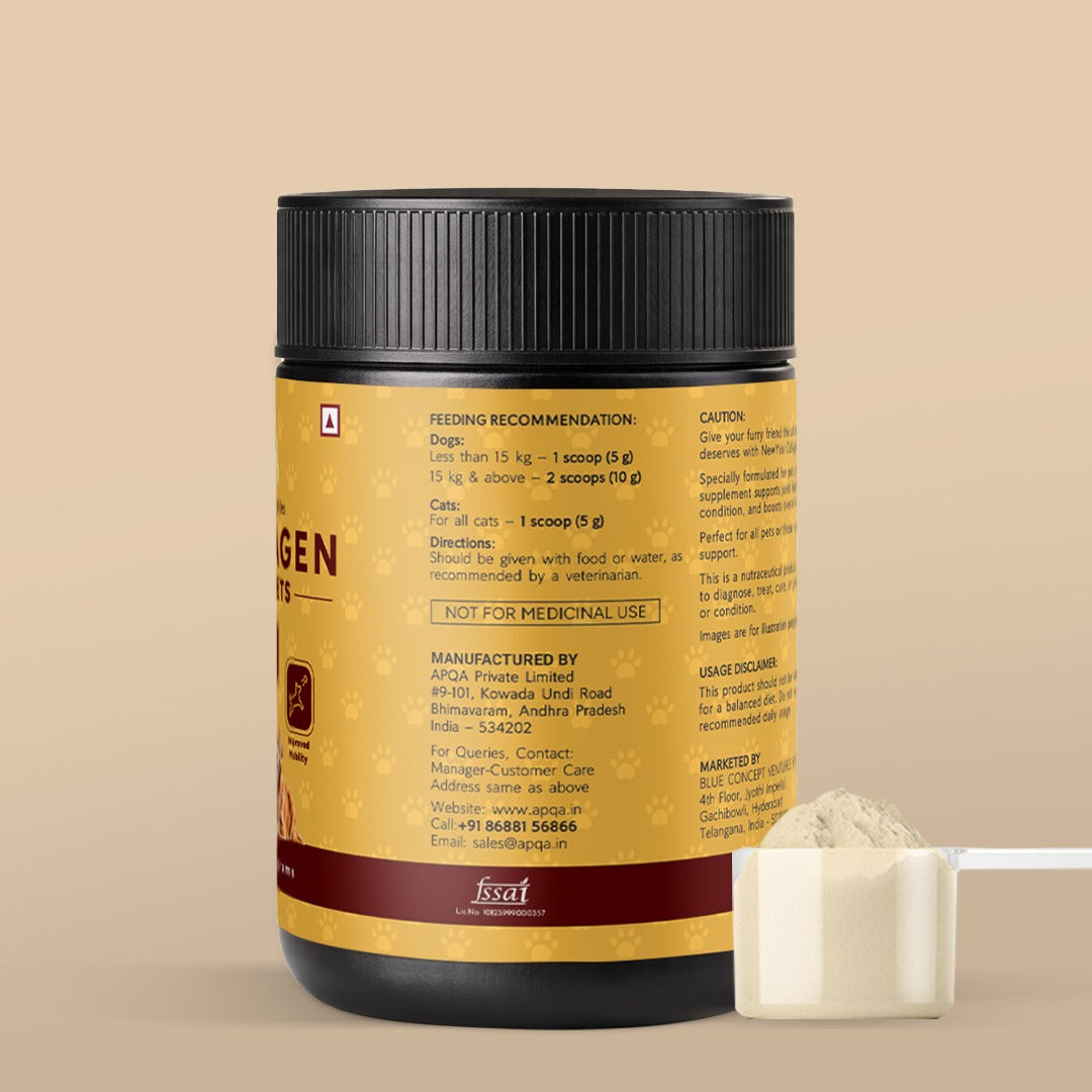 NewYou Marine Collagen for Dogs & Cats (200 Gms)