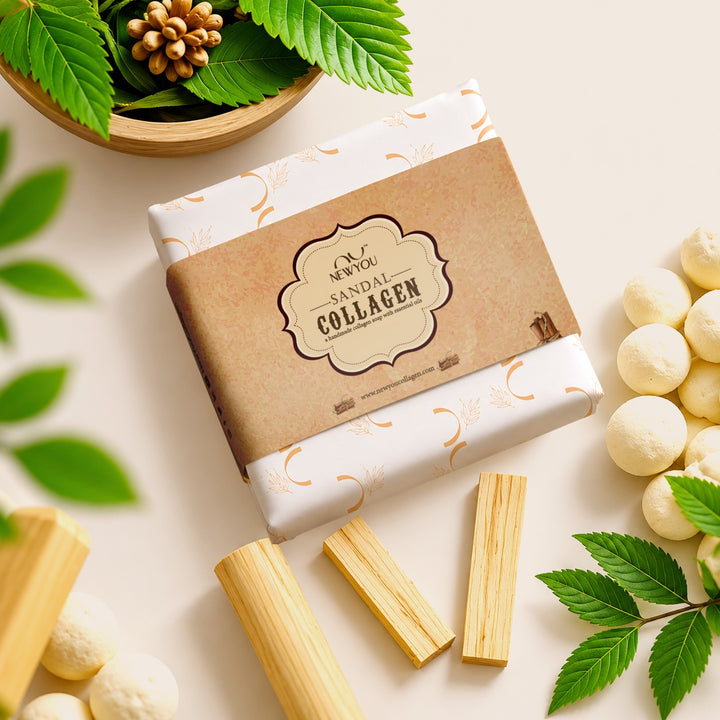 Brightening & Tightening Collagen Sandalwood Soap