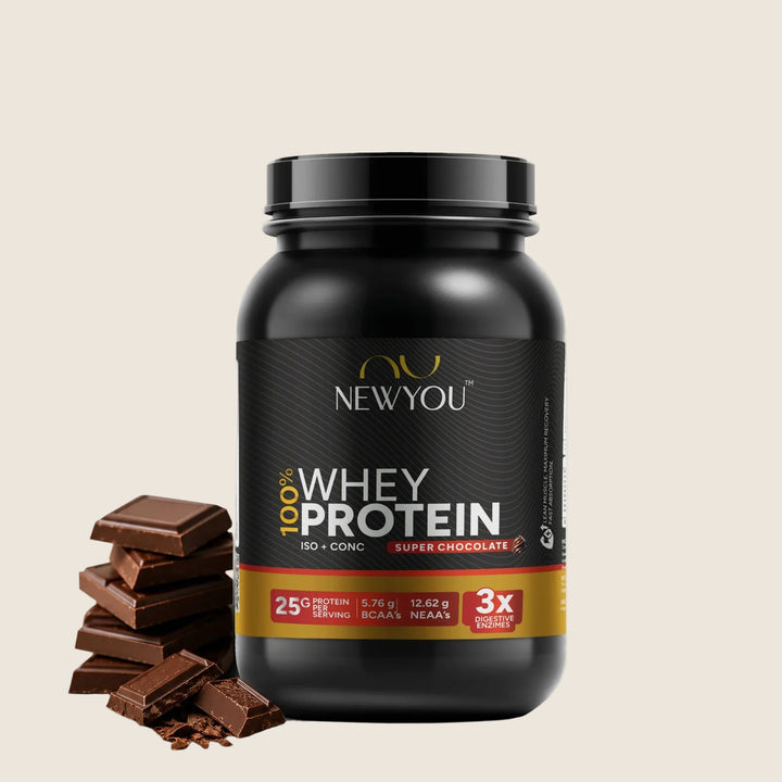 NewYou. Whey Blend • Isolate + Concentrate •Chocolate• 1kg