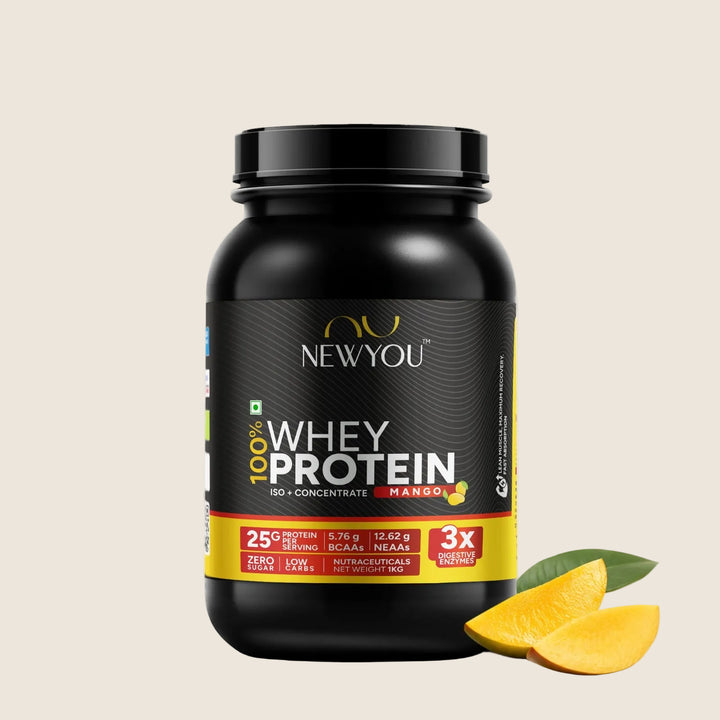 NewYou. Whey Blend • Isolate + Concentrate • Mango • 1kg